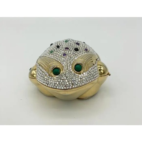 Judith Leiber Swarovski Crystal Frog Minaudiere - Picture 5 of 14